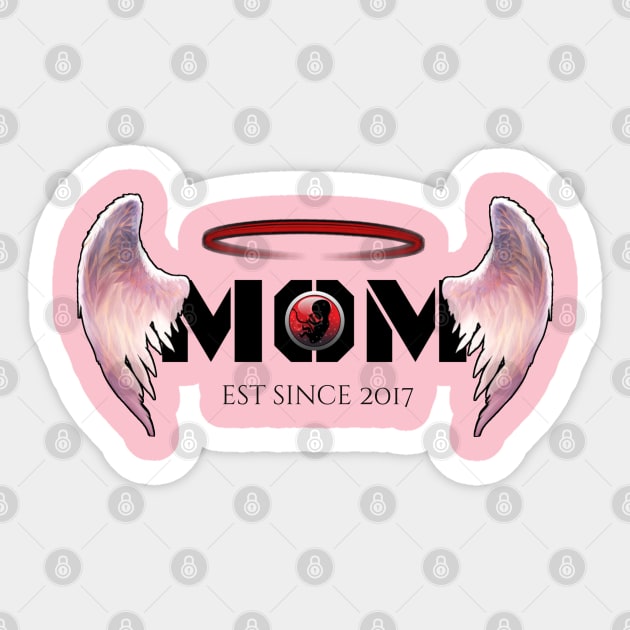 Angel Mom Sticker by Stayintouch2me